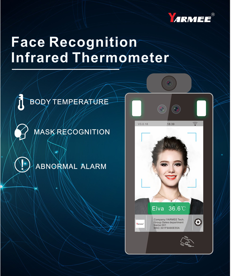 YF220 Face Recognition Infrared Thermometer