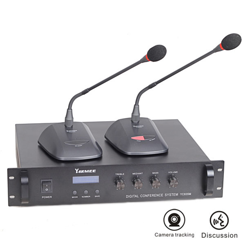 Wired discussion system with video tracking function YC835